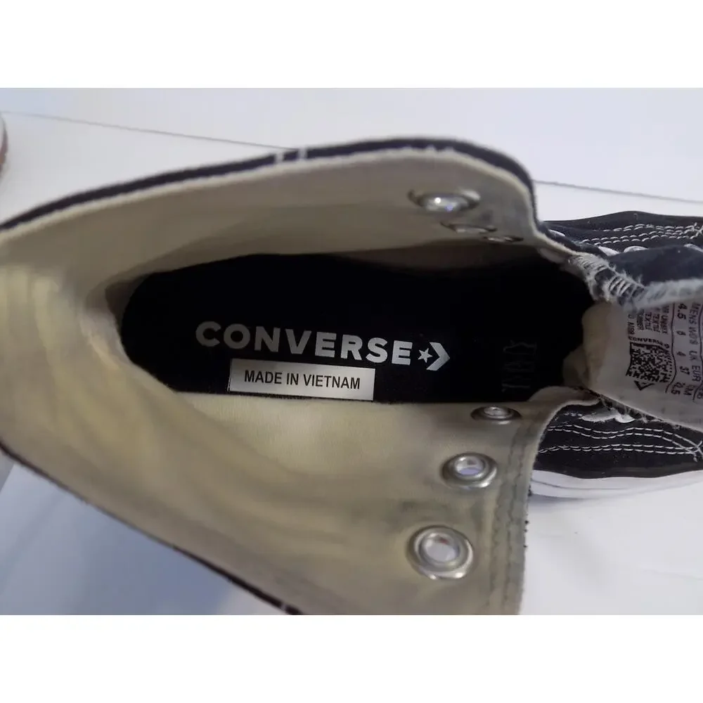 Converse Chuck Taylor platform sneakers black high top size womens 6